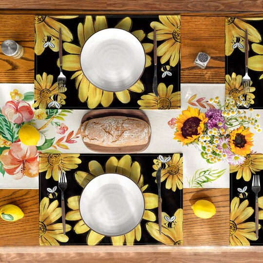 Disover Sunflower Summer Placemats