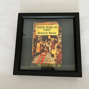 Zwevende vintage boekomslag Shadow Frame Artwork Uniek modern kunstcadeau Oscar Wilde afbeelding 3