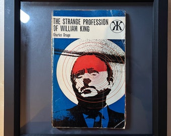 Floating Vintage Book Cover Shadow Frame Artwork Unique Modern Art Gift - The Strange Profession of William King