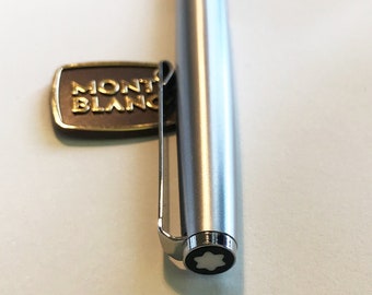 Montblanc Junior 622, 585 Plume d’or, 1970, bleu/acier inoxydable, top état