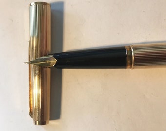 モンブラン ジュニア 622、585 ゴールド ペン先、1970 年、ブルー