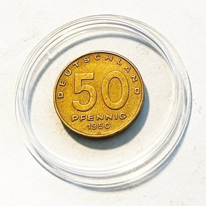 50 Pfennig Fabrikgebäude 1950 DDR