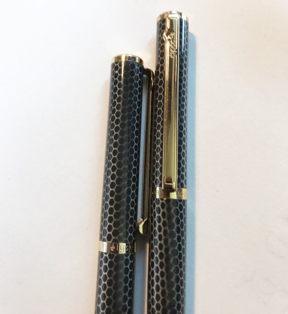 14kゴールド メッシュパターン 万年筆 文房具・事務用品 14kゴールド