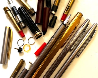 MontBlanc diverses pièces détachées, stylos plume, crayons, stylos bille