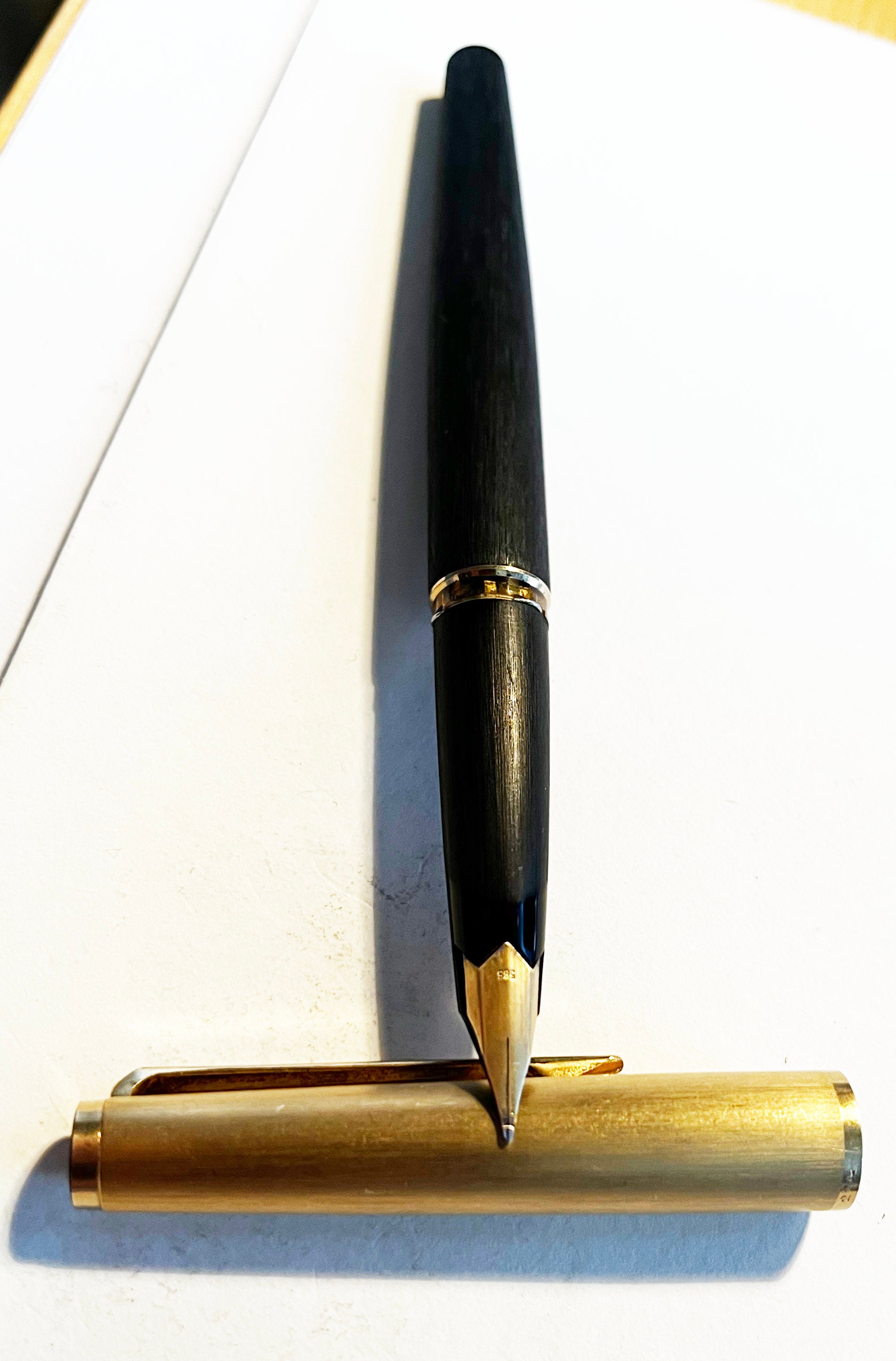 Montblanc Classic No.224 Piston Filler Black Approx. 1980 Etsy Canada
