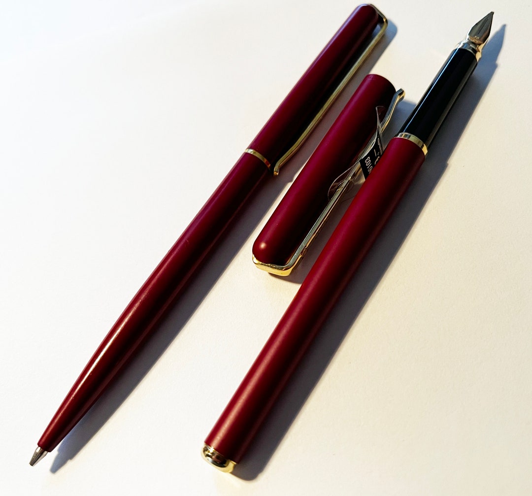 Elysee Set of 2, Fountain Pen, Spring OB Gold 585, Mechanical