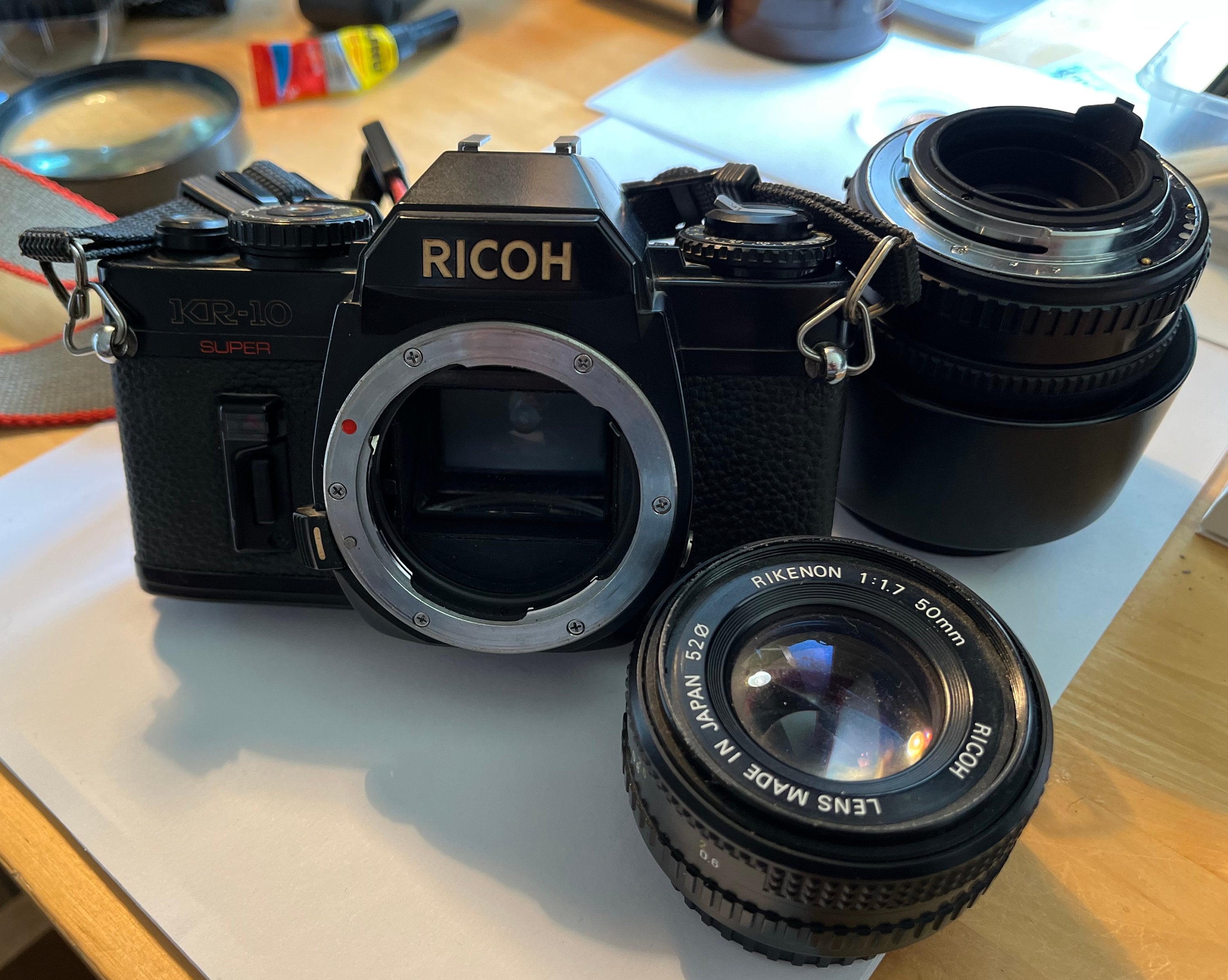 Appareil photo argentique Ricoh KR 10 - Photo, audio & vidéo