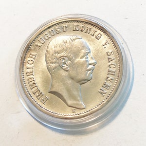 3 Mark, 1912, Saxony, Friedrich August III, Silver PP