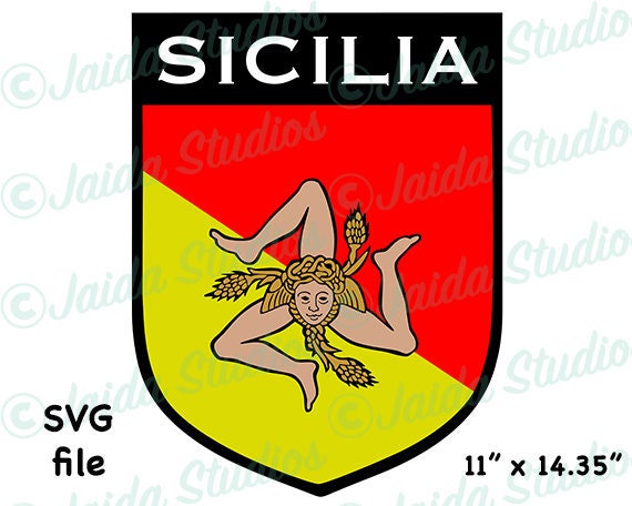 La Bandiera Regionale Siciliana | The flag of Sicily was fir