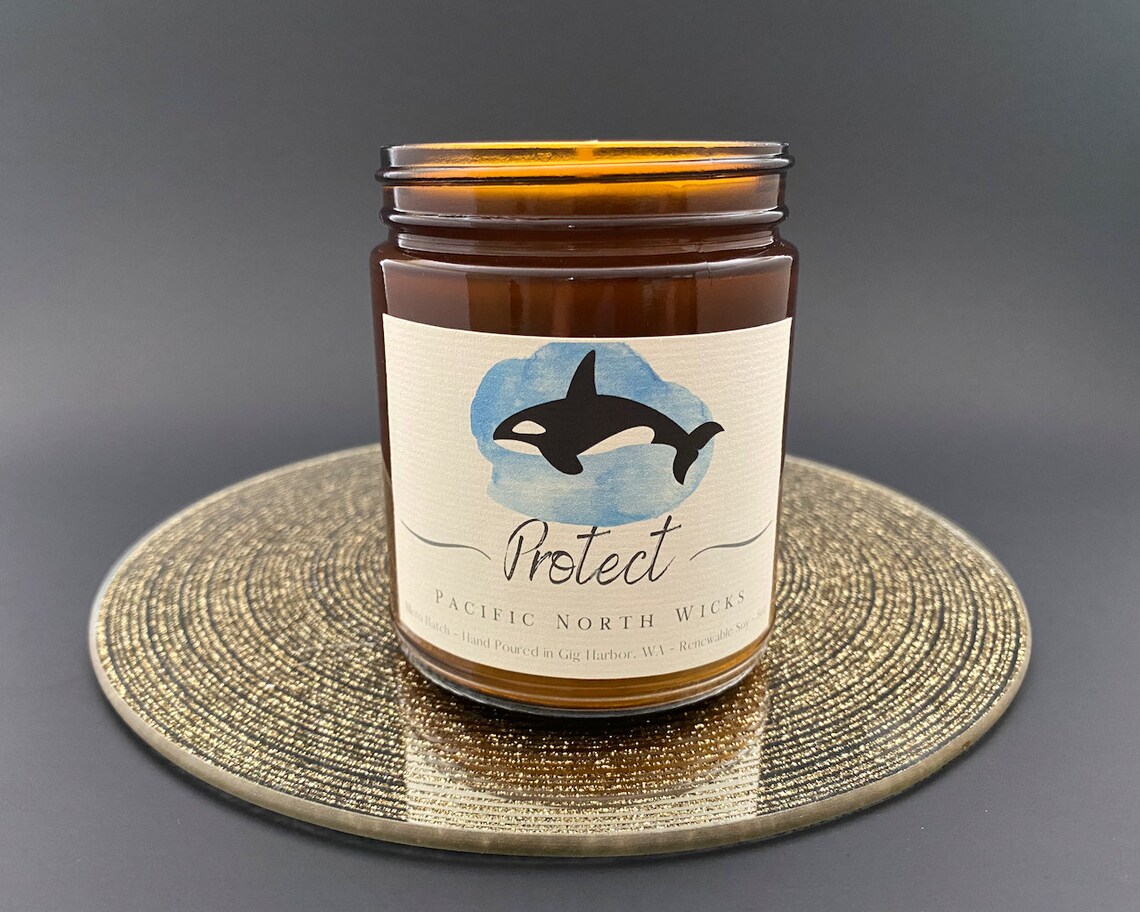 Candles for a CauseOrcas Killer Whales Pacific Northwest Etsy