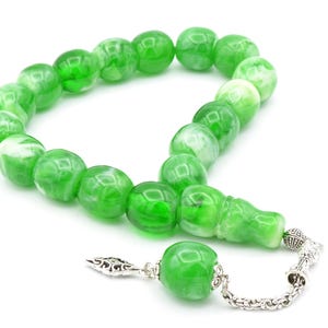 Amber Appearance 17 Beads Mascot Tasbih, Misbaha, Rosary, Tasbeeh, Prayer Beads, Tesbih, Sibha, Maskot Tesbih, Efe Tesbihi, Faturan, Tasbih