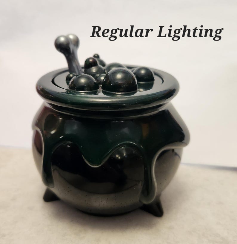 Cauldron Shaped Resin Jar - Etsy
