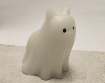 Halloween Ghost Cat & Dog Resin Figurine