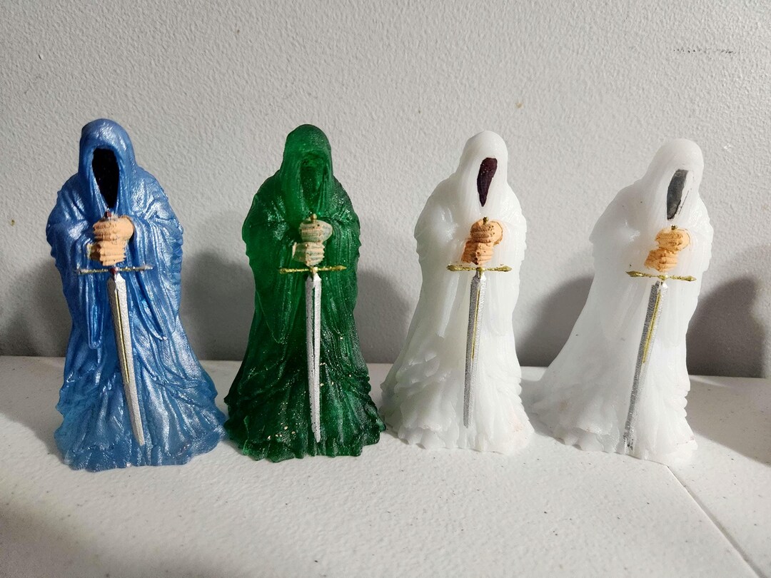 Faceless Resin Figure With Sword - Etsy