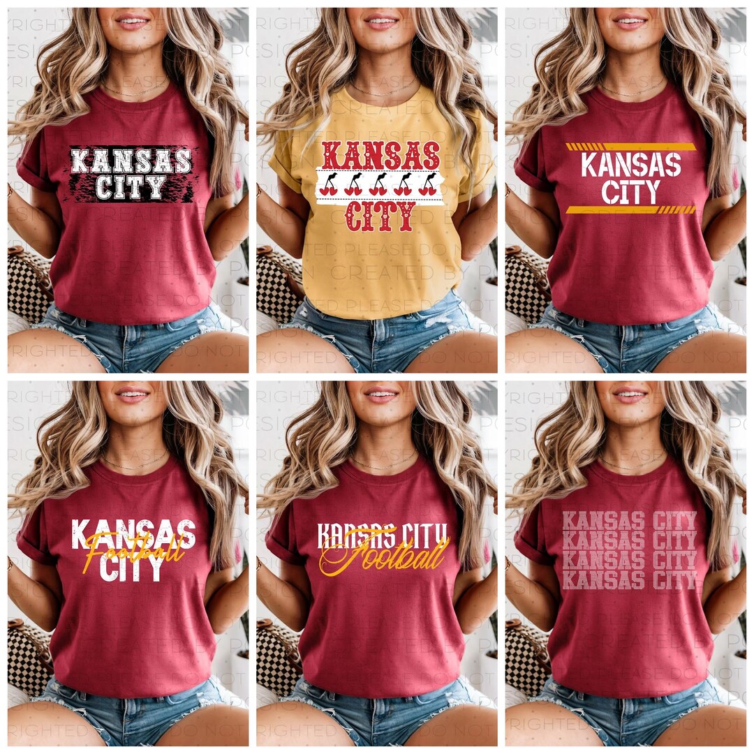 Abstract Kansas City Football Graphic Tee main image 1