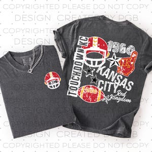 KC カンザスシティ PNG インスタントダウンロード 昇華デジタルデザイン デカール Tシャツ タンブラー ピンク フットボールファン レトロ ヴィンテージ コラージュ ホワイト
