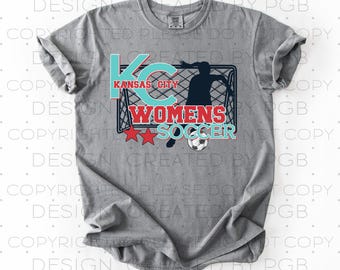 KC Women's Soccer PNG Image, Kansas City Team (Digital Download)
