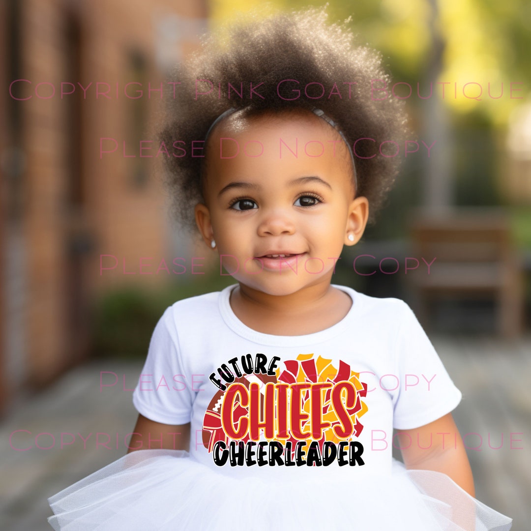 Future Chiefs Cheerleader PNG Waterslide Image Instant Download
