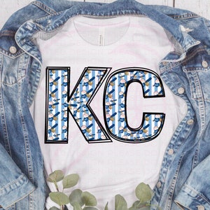 KC Baseball PNG Instant Download Sublimation Digital Design Decal T-shirt Tumbler Kansas City Blue Gold DTF Baseball Bat Hat Ball