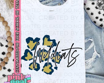 Benutzerdefinierte Leopard Maskottchen PNG, Sport Team Design (Digitaler Download)