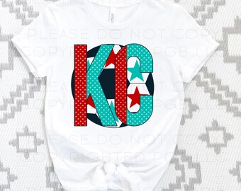 Imagen PNG de la camiseta de fútbol de Kansas City, diseño de camiseta de KC (descarga digital)