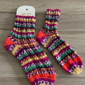 Hand-knitted socks size 36/37