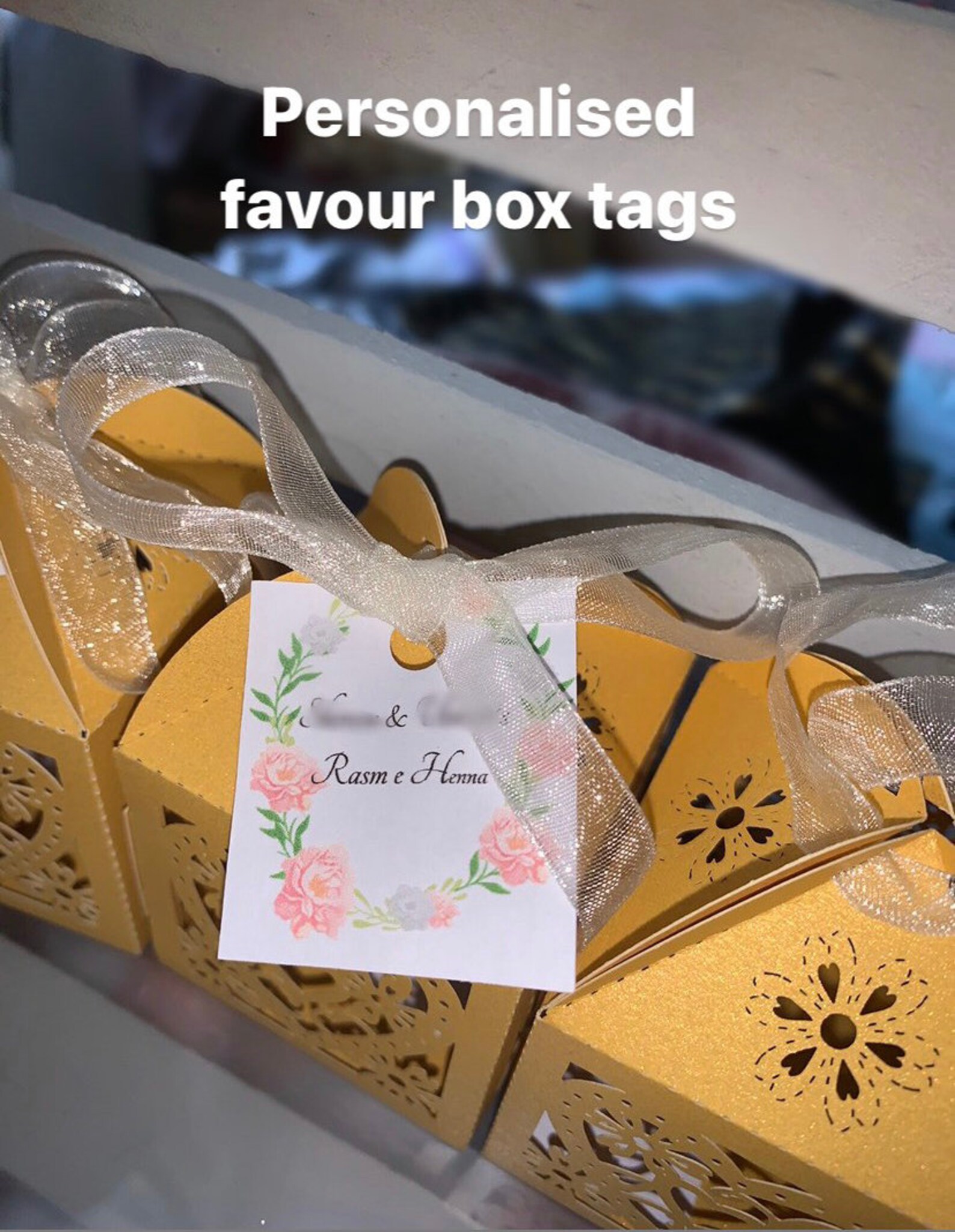Favour boxes Etsy