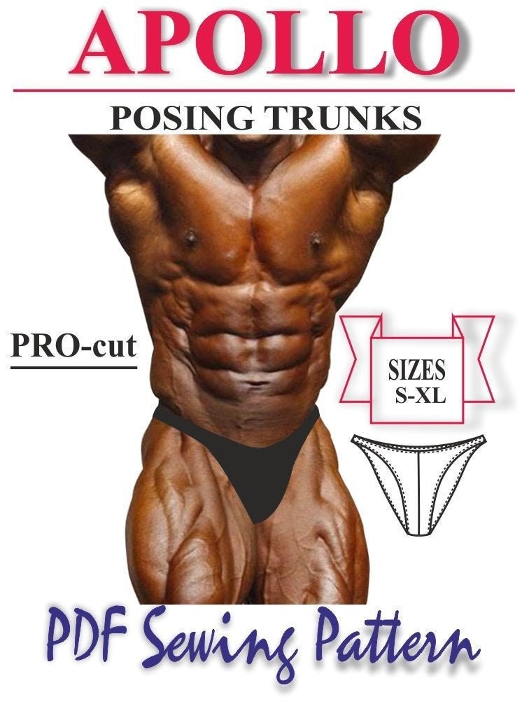 pro cut black spandex mens bodybuilding competition posing suit