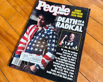 People Magazine 1er mai 1989 Mémorial Abbie Hoffman