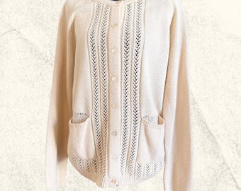 Pull cardigan en tricot National