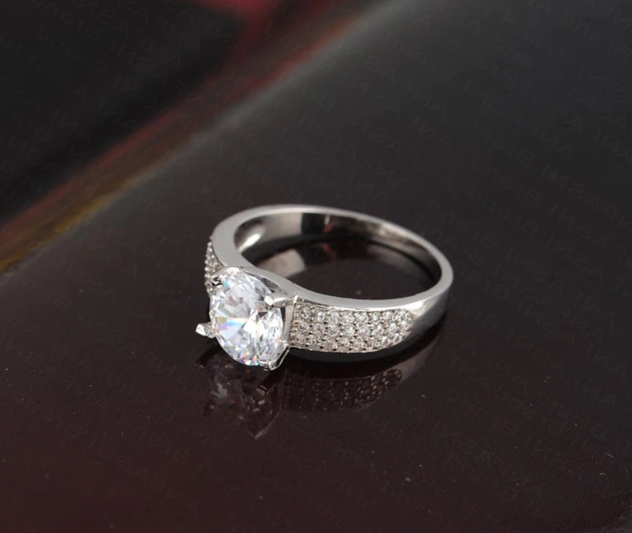 Engagement Rings For Women Aesthetic Statement Rings | Etsy