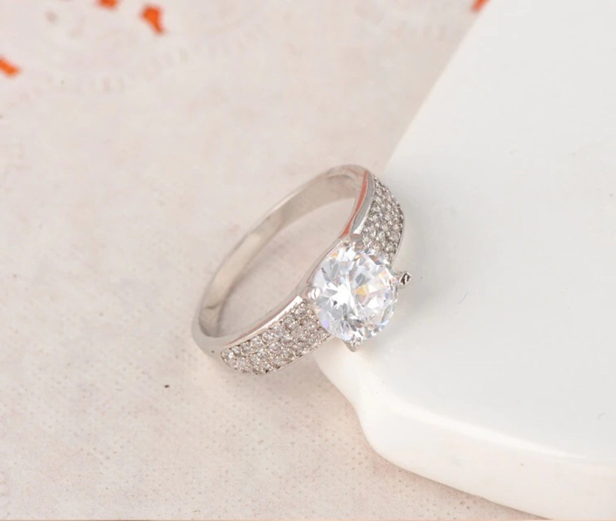 Engagement Rings For Women Aesthetic Statement Rings Etsy