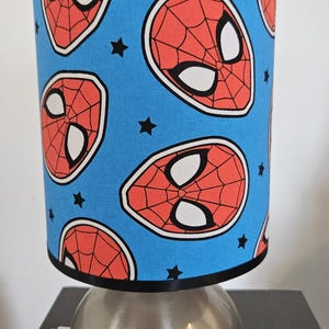 spiderman touch lamp fabric shade and bulb set