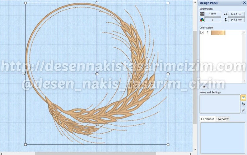 Wheat ear 3f 3 pieces