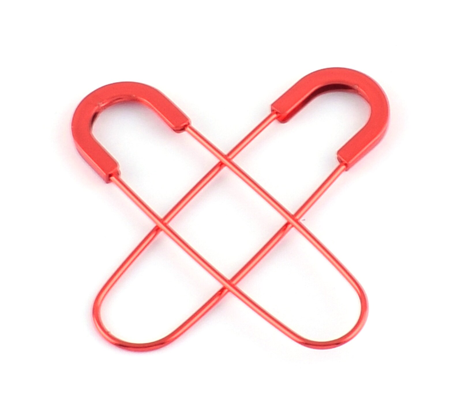 79mm Red Safety pins Coiless Safety Pins Larger Safety Pins Etsy