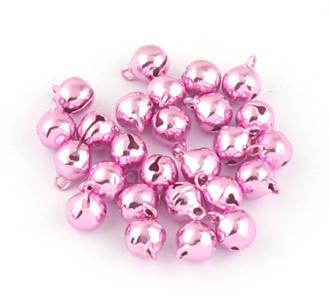 Pink Jingle Bells Christmas Bells Decorative Bells Sound Bells Etsy