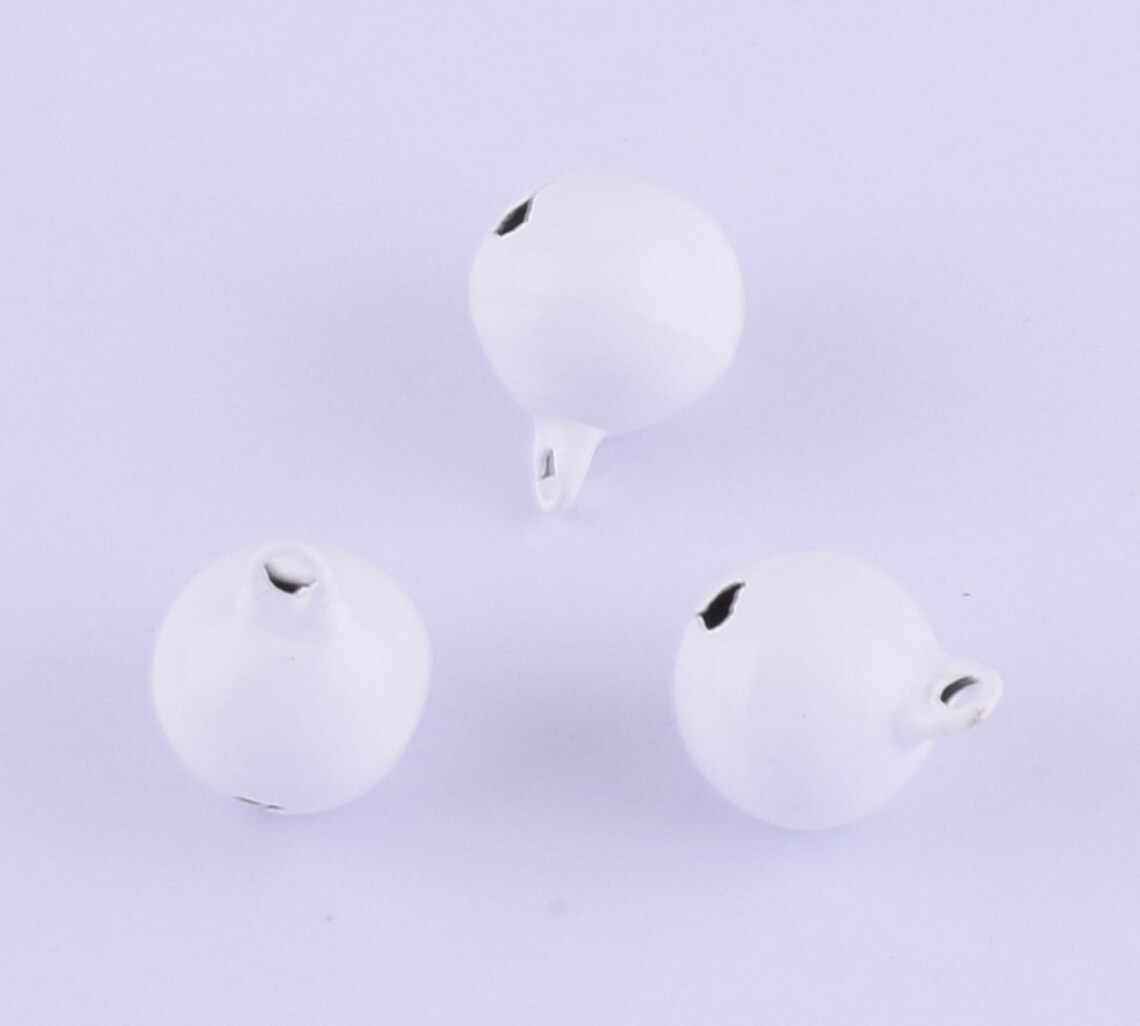 White Jingle Bells Christmas Bells Decorative Bells Sound Etsy