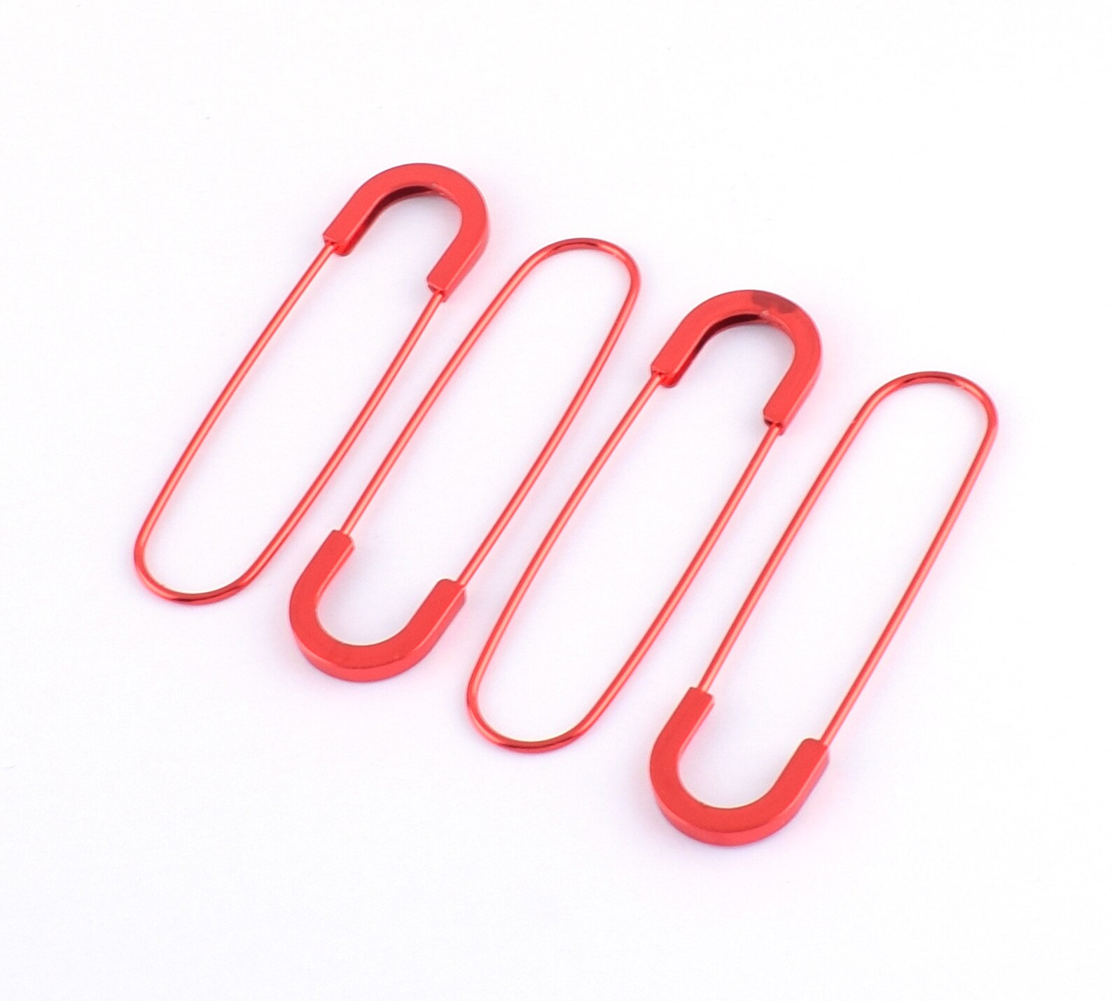 79mm Red Safety pins Coiless Safety Pins Larger Safety Pins Etsy