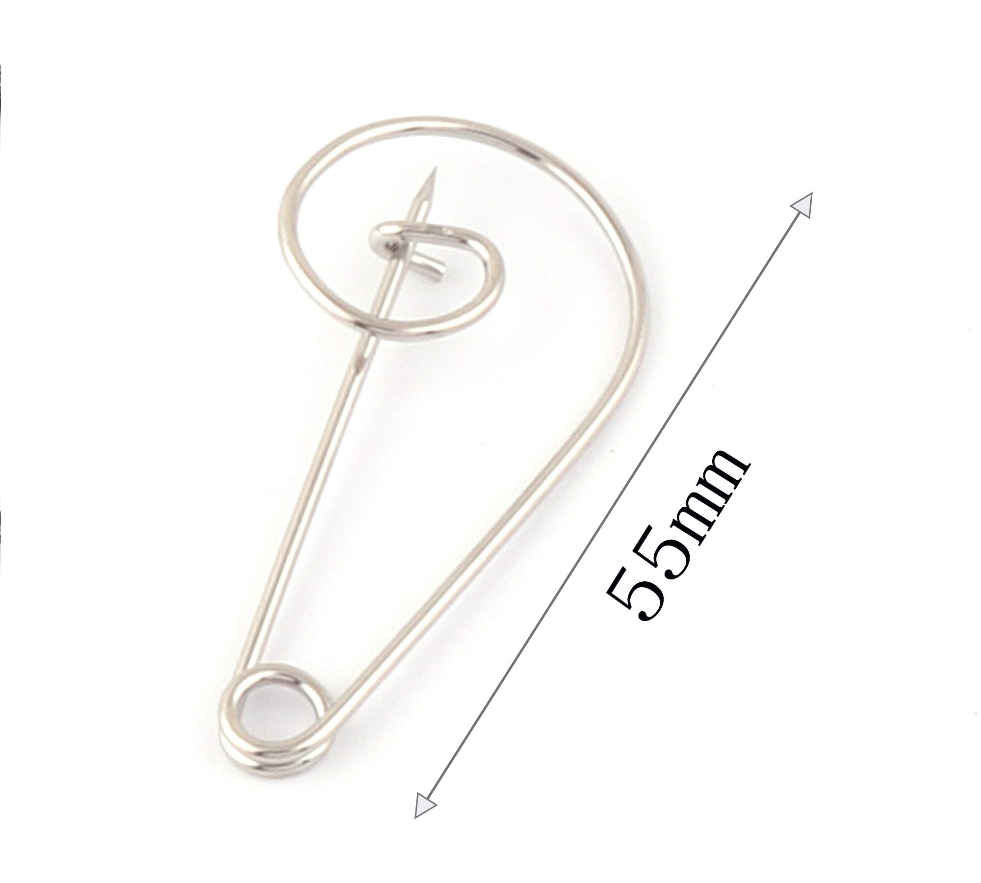 Safety Pins Large Kilt Safety Pins Broochs Charm Holder Etsy