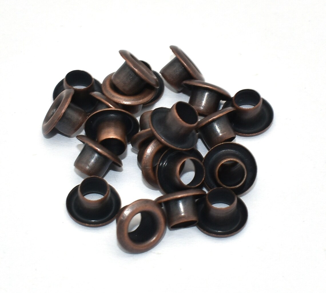 Eyelet Grommets Copper 3mm Eyelet Iron Grommets DIY Leather Etsy