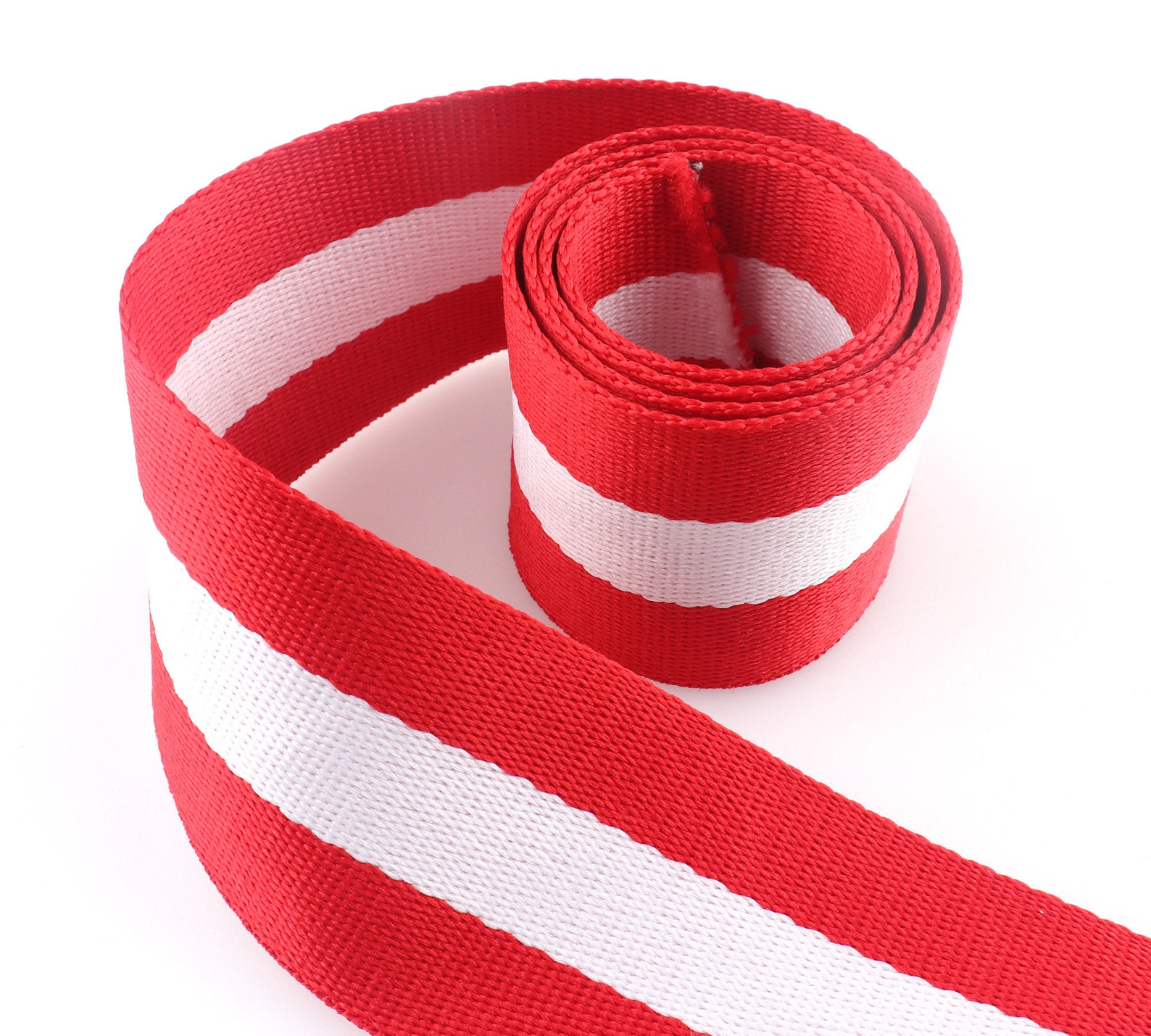 50mm Red Stripe Webbing Backpack Garment Accessories Nylon | Etsy