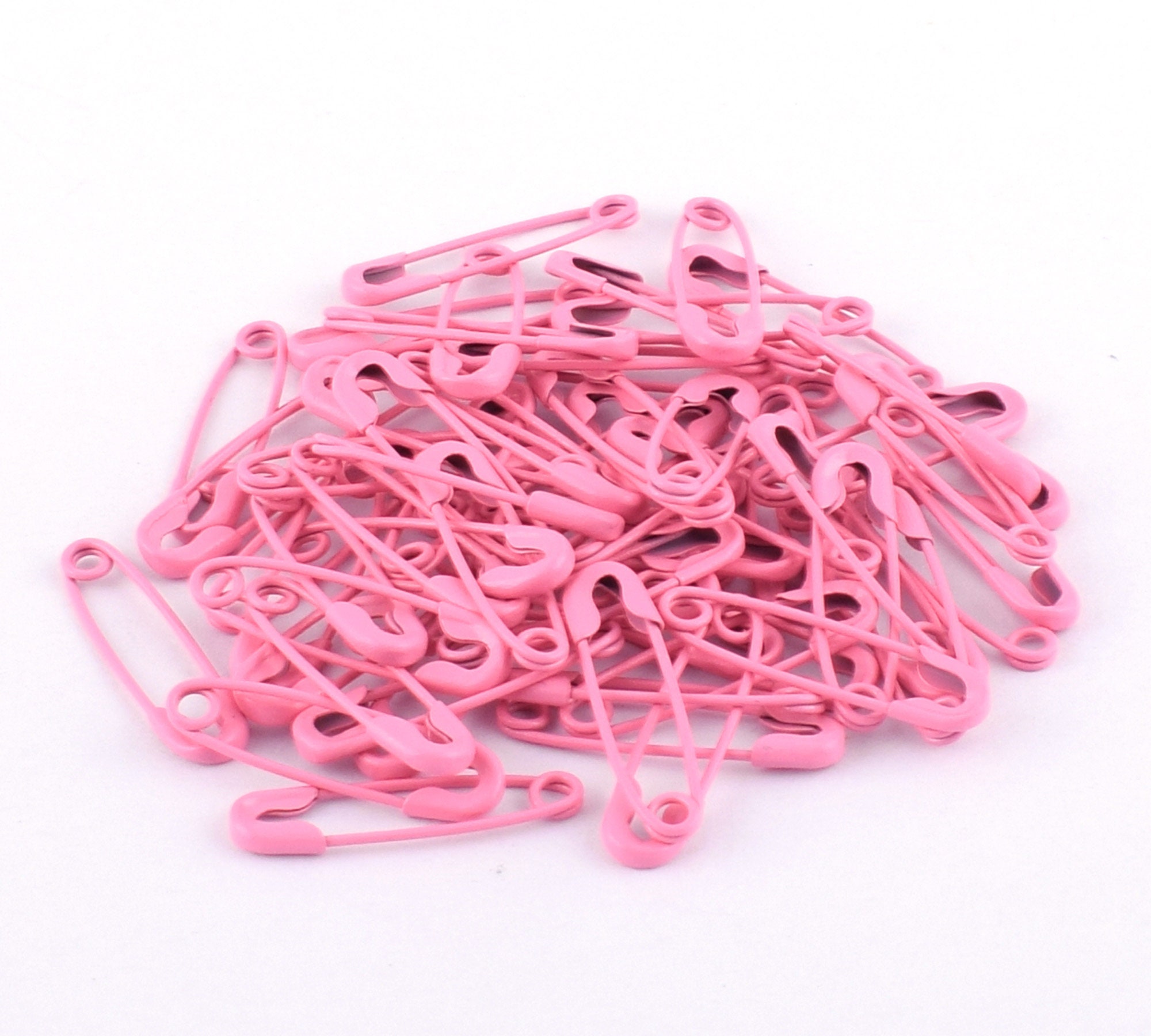 100pcs Pink Mini Safety Pins Metal Safety Pins Small Pins Etsy UK