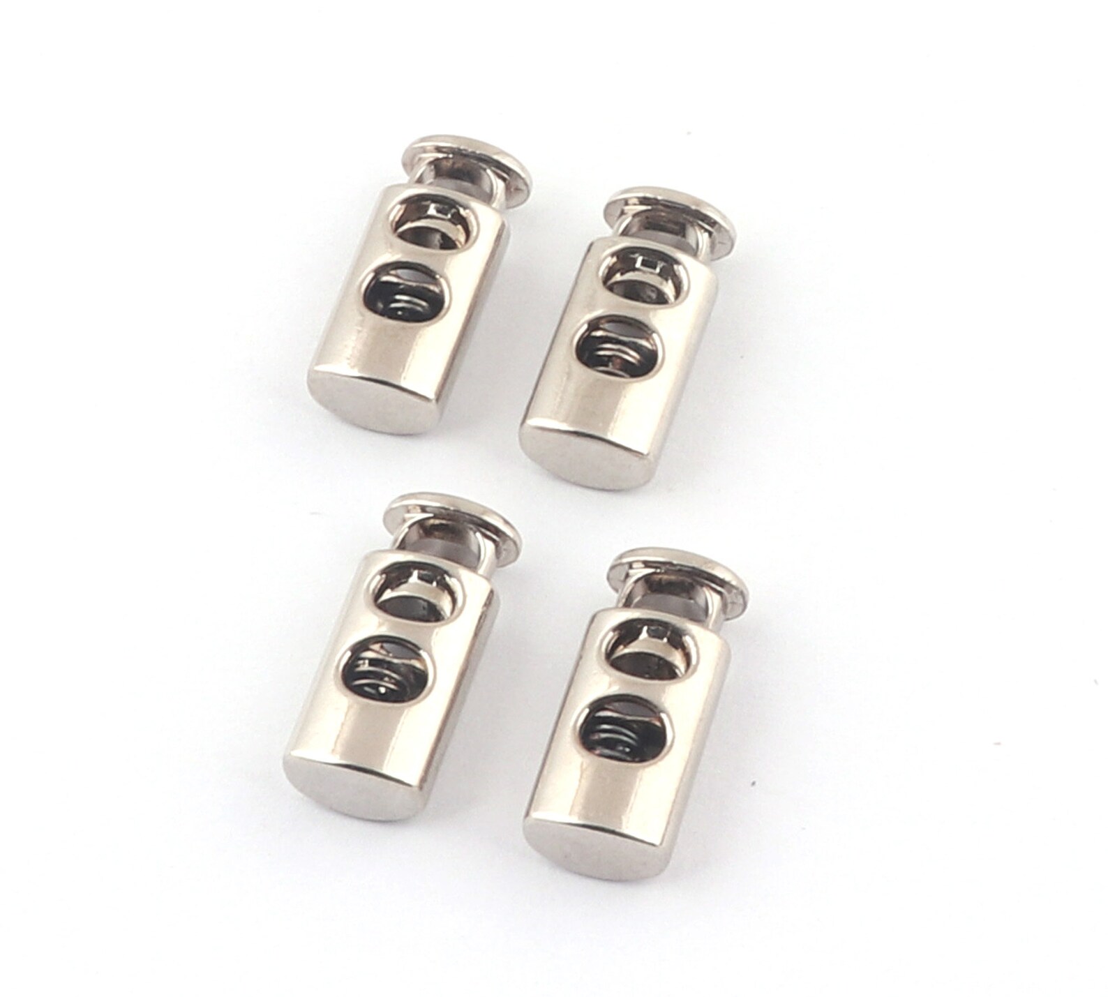 Metal Adjuster Elastic Cord Toggles Silver Toggle Cord Lock Etsy