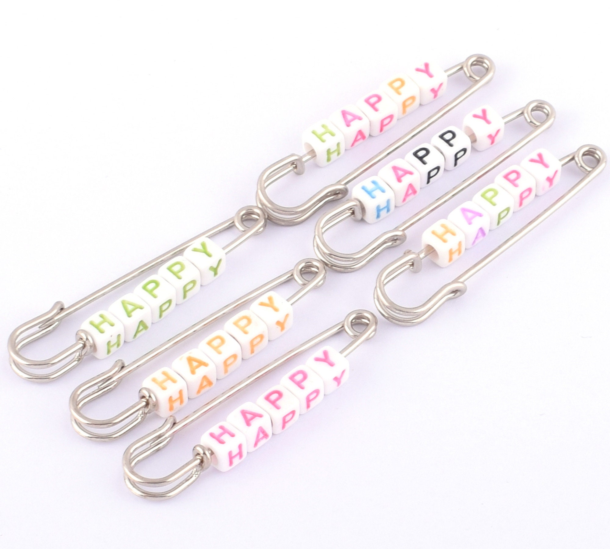 Letter Safety Pins Large Safety Pins Kilt Hat Bag Safety Etsy UK