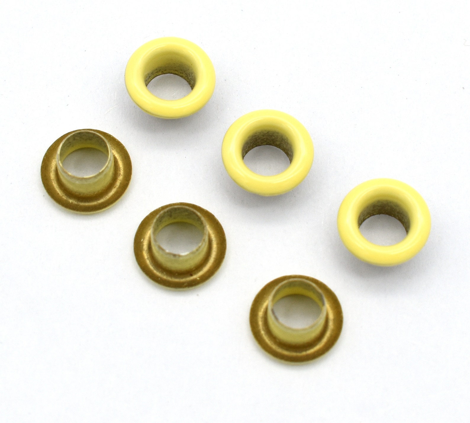 Yellow Eyelet Grommets 4mm Grommets Iron Eyelet with Washers Etsy