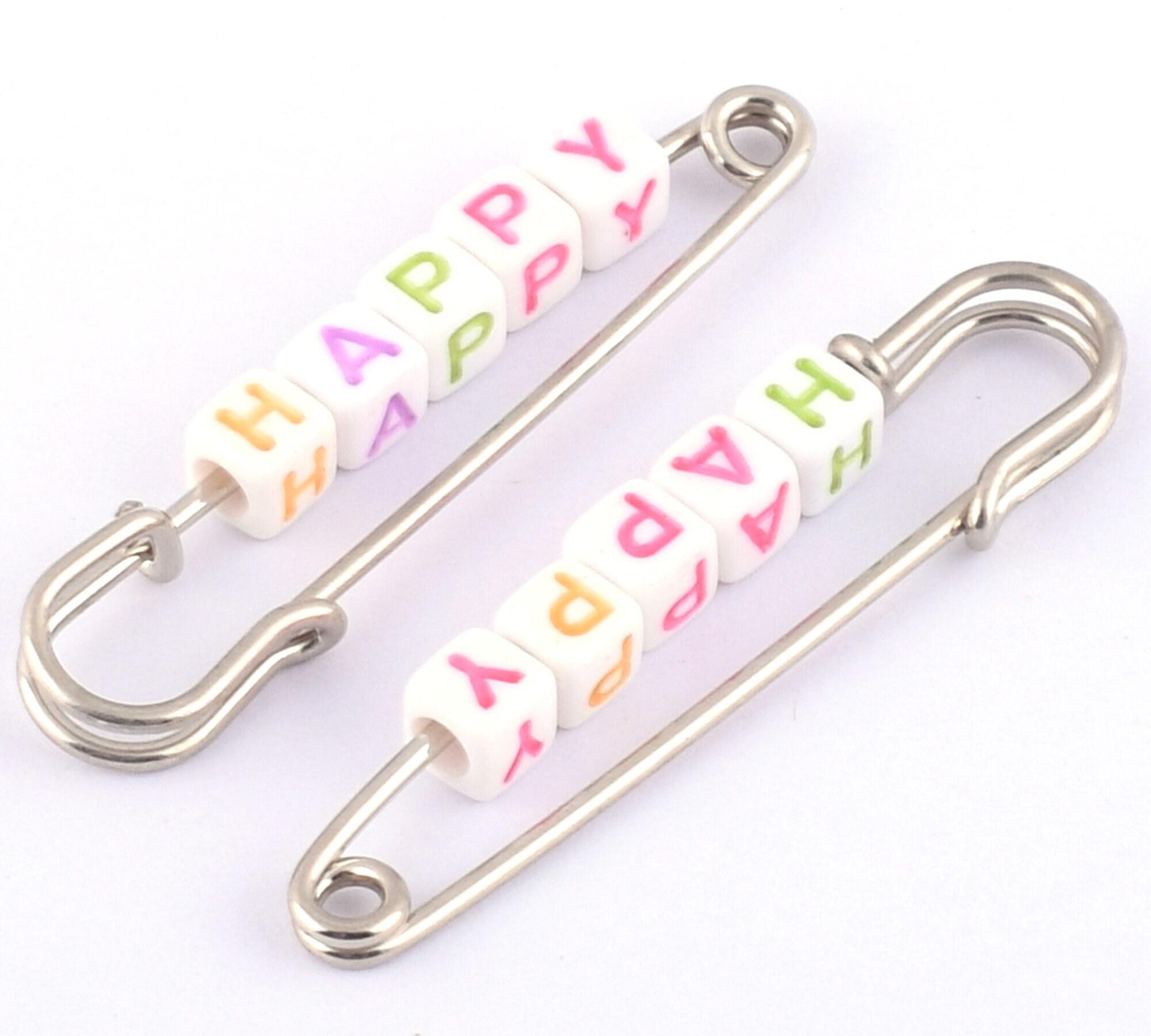 Letter Safety Pins Large Safety Pins Kilt Hat Bag Safety Etsy UK