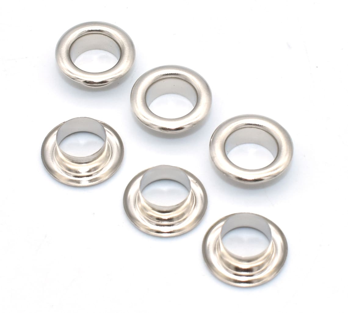 Eyelet Grommets 8mm Grommets Silver/gunmetal Metal Eyelet With Etsy