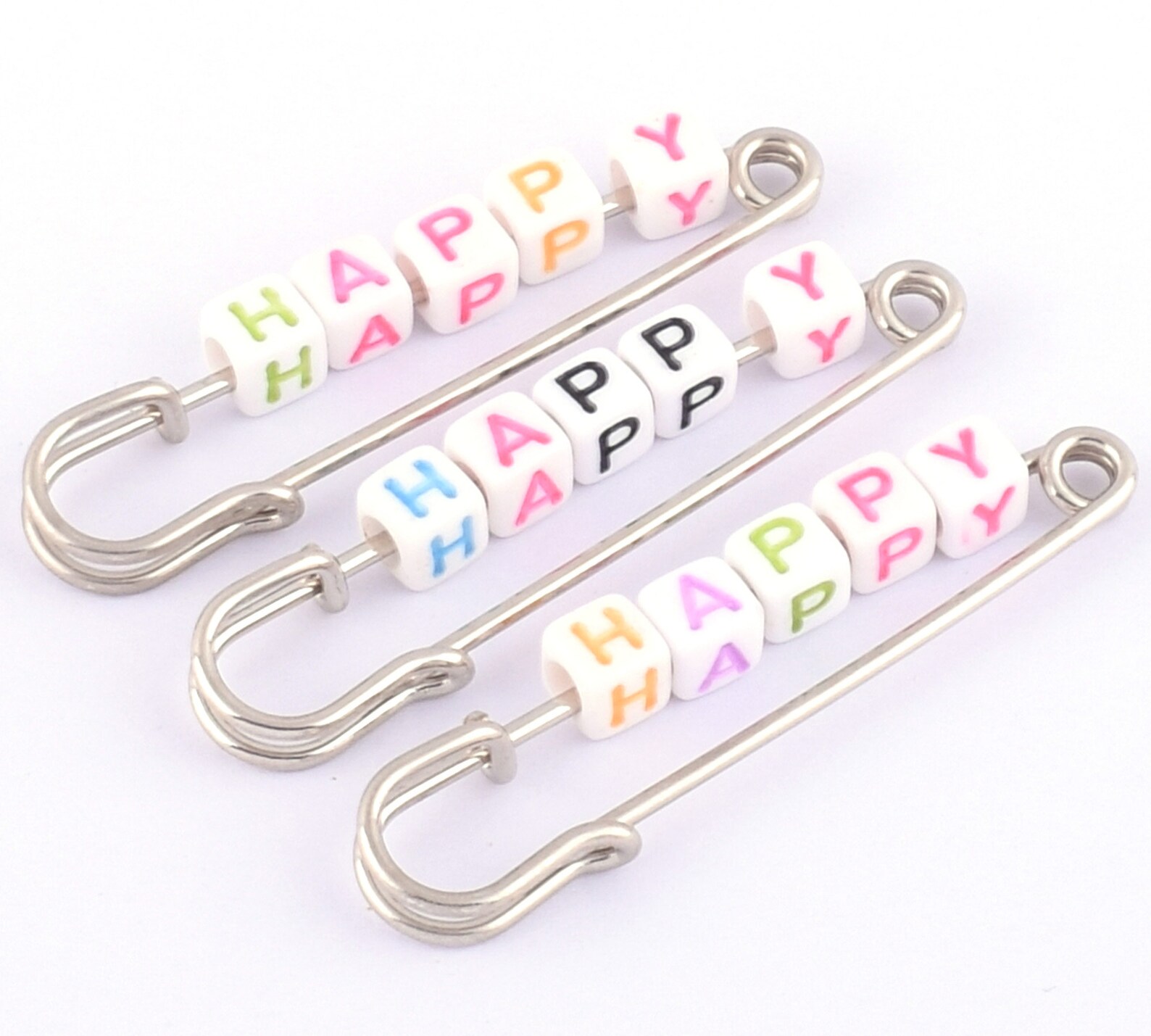 Letter Safety Pins Large Safety Pins Kilt Hat Bag Safety Etsy UK