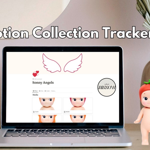 NOTION Collection Template | Sonny Angel Organization, Planning, Trades & Selling |