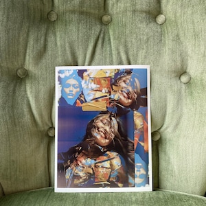 Gigi Hadid Collage Art Print
